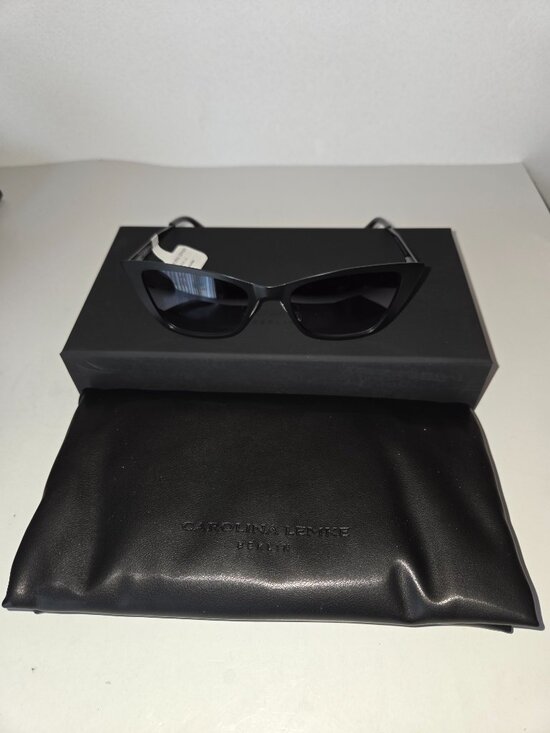 Carolina Lemke Berlin Womens Sunglasses CL3224-01 Cateye Retro 52-18-145 NEW NIB main image 4